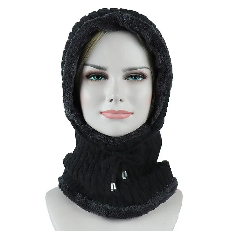 Зимняя вязаная шапка бини мужской шарф Skullies Beanies Зимние шапки для мужчин и женщин шапки Gorras Bonnet маска брендовые шапки