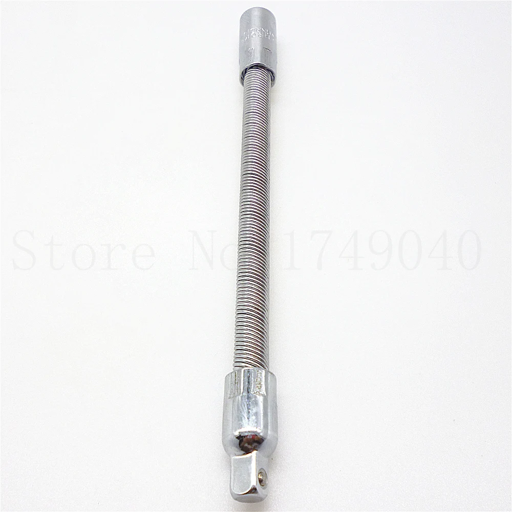 Flexible Extension Bars 1/4&quot Drive 150mm Long Socket Ratchet Mechanic Tool Wrenches Flex Spring | Инструменты