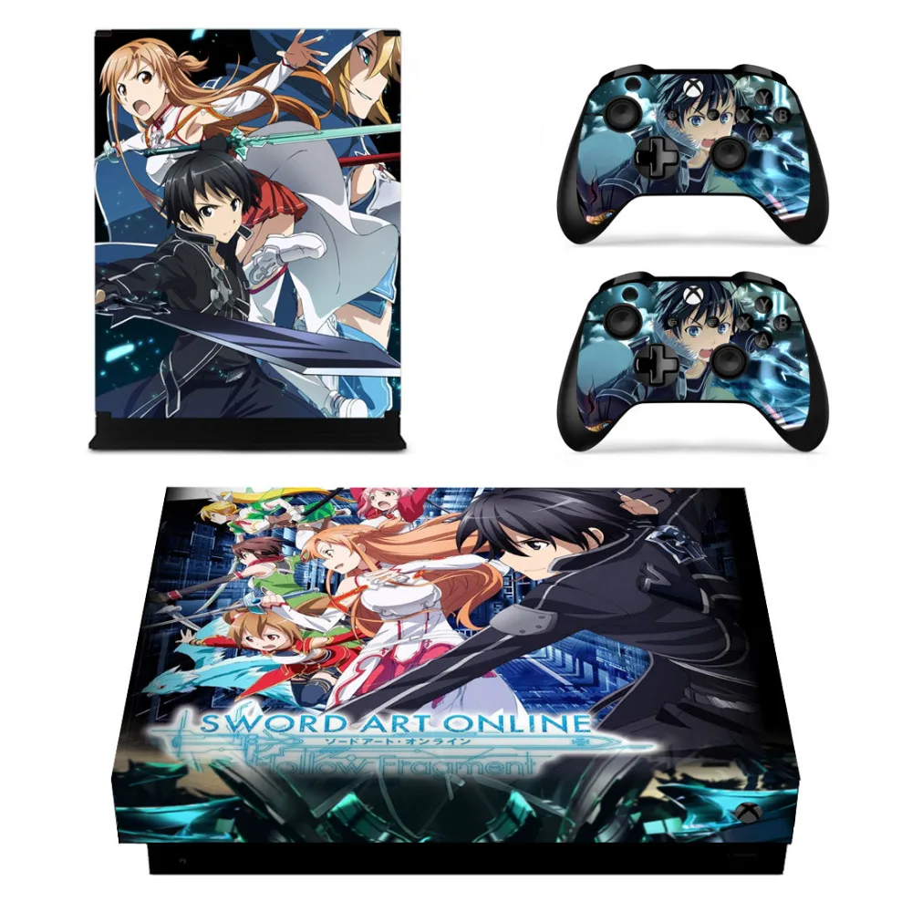 Обувь для вечеринки в Стиле косплей Sword Art Online (SAO) кожи Стикеры наклейка Xbox One X Slim