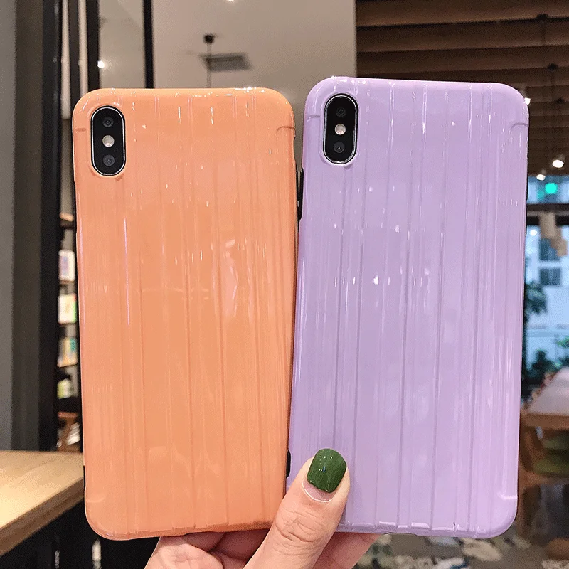 For Huawei P20 30 Lite Solid color drop-proof 7p all-inclusive soft shell Pro simple personality P SMart Plus luggage case |