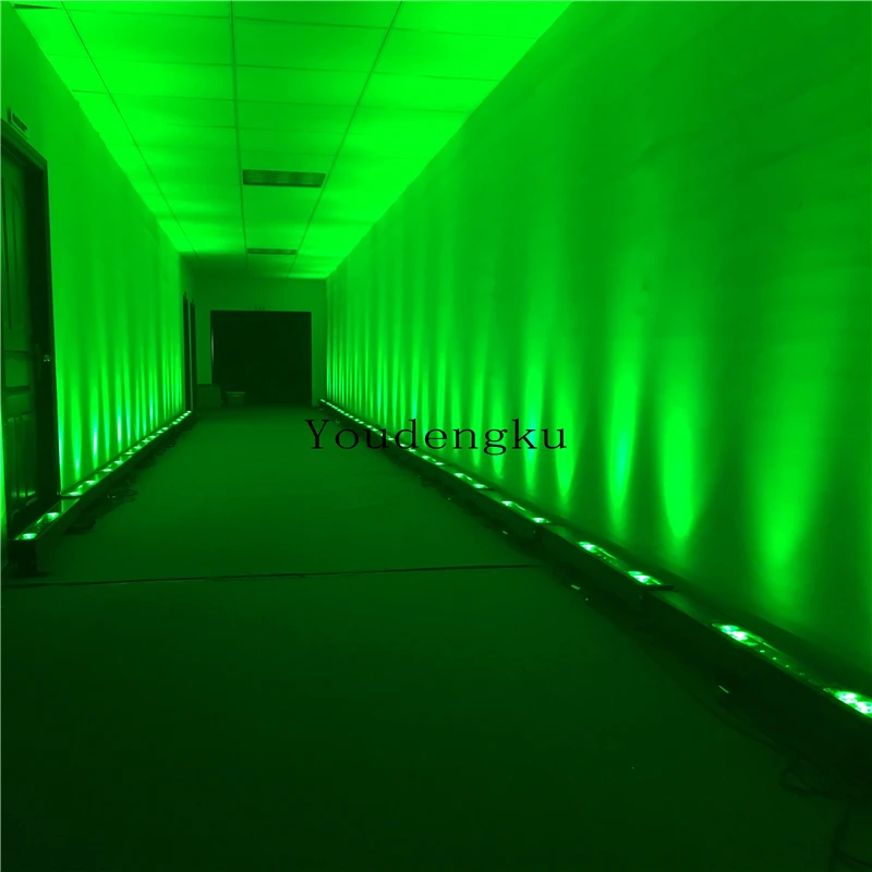 Контроллер DMX диммер 18*3 Вт rgb 3 в 1 светодиодный настенный светильник IP65 наружное