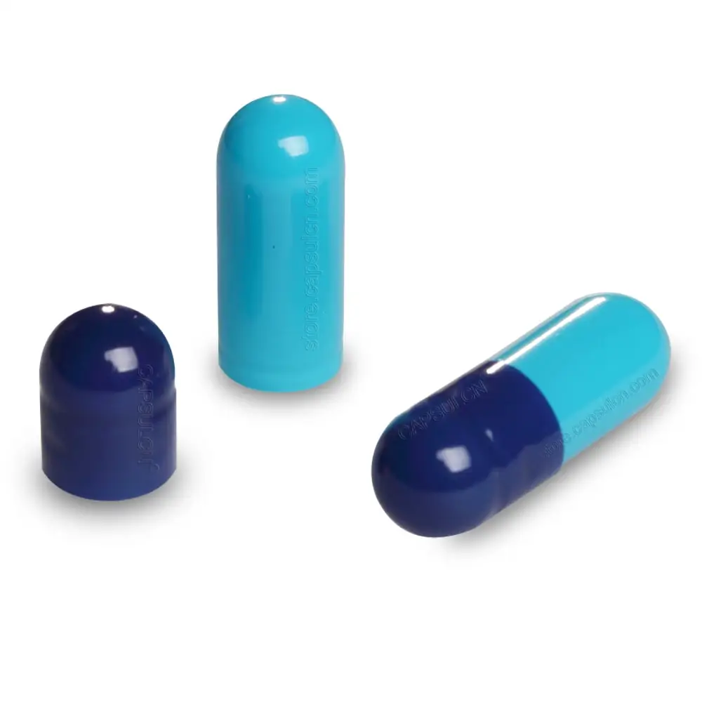 Бесплатная доставка! 5000 штук/коробка Размер 0 Пустые раздельные желатиновые