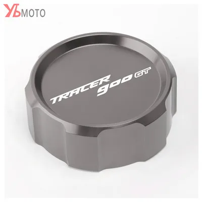 Rear Cover Grey Топ бренды Синий Мотоцикл с ЧПУ передний и задний тормозной цилиндр для жидкости крышка резервуара для Yamaha TRACER 900 GT - Цвет: Rear Cover Grey