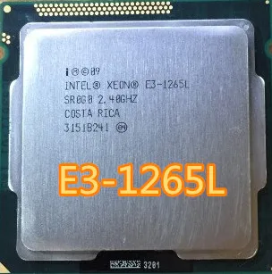 Процессор Intel Xeon E3 1265L 2 4 ГГц 45 Вт LGA1155 e3 для HP MicroServer Gen8 лучше чем 1260L|xeon cpu|intel xeon cpucpu