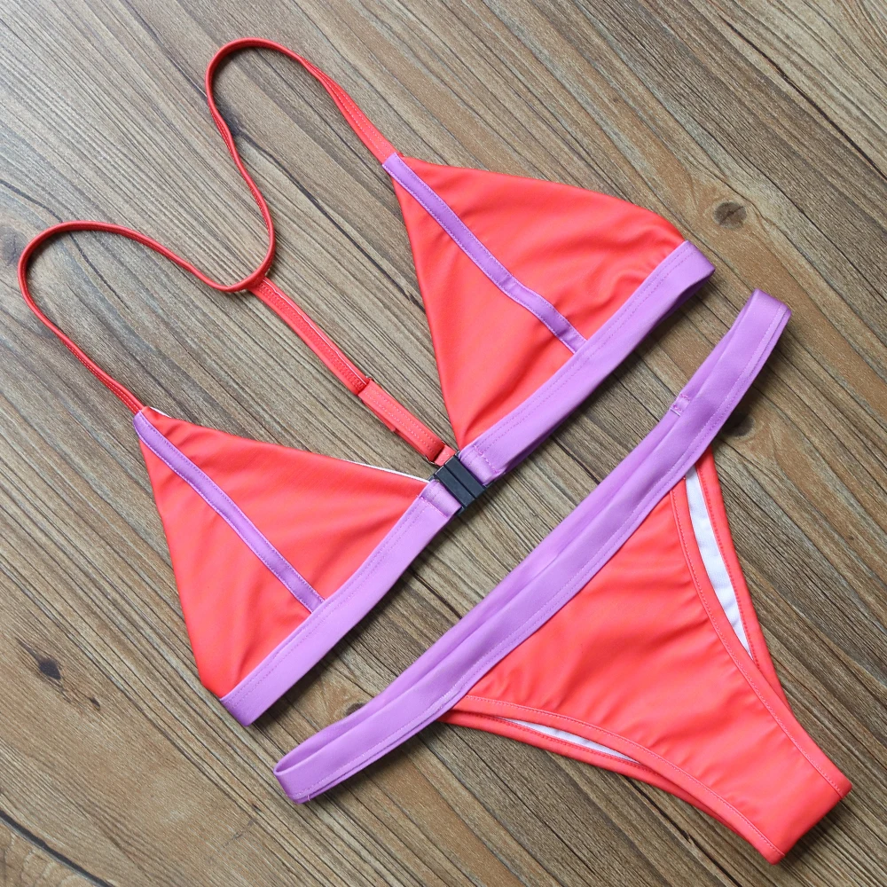 2017 Ретро Купальники Купальник Женщины Сексуальное Micro Bikinis Push Up Бинты Бикини