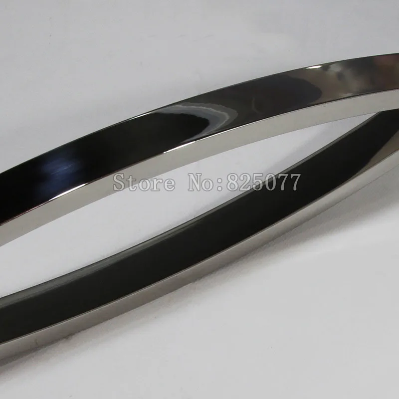 Бескаркасная душевая дверь квадратная трубка изогнутая ручка 304 из нержавеющей