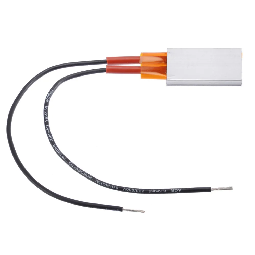 AC DC 12V 50W термостат PTC алюминиевый электрический нагреватель пластина