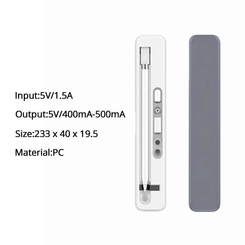 Портативный Зарядка для стилуса чехол для Apple Pencil 1 Беспроводной Зарядное устройство приемник крышка для хранения Зарядное устройство чехол для Apple Pencil