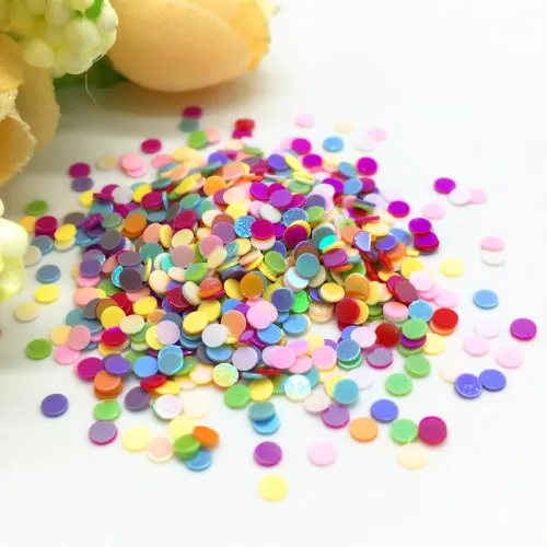 Mix color Пайетками мульти Размеры 1 мм 2 мм точка блеск для ногтей, блестящие туфли на плоской подошве с блестками из ногтей Красота наклейки для девушек декор для маникюра 10/20g - Цвет: Mix color