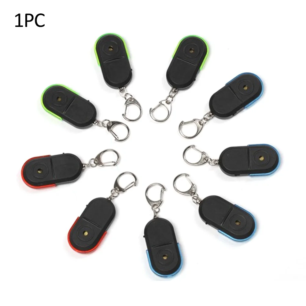 Novelty Whistle or shout Wireless Anti-Lost Alarm Sound Key Finder Locator With Keychain LED Light red blue green | Электроника