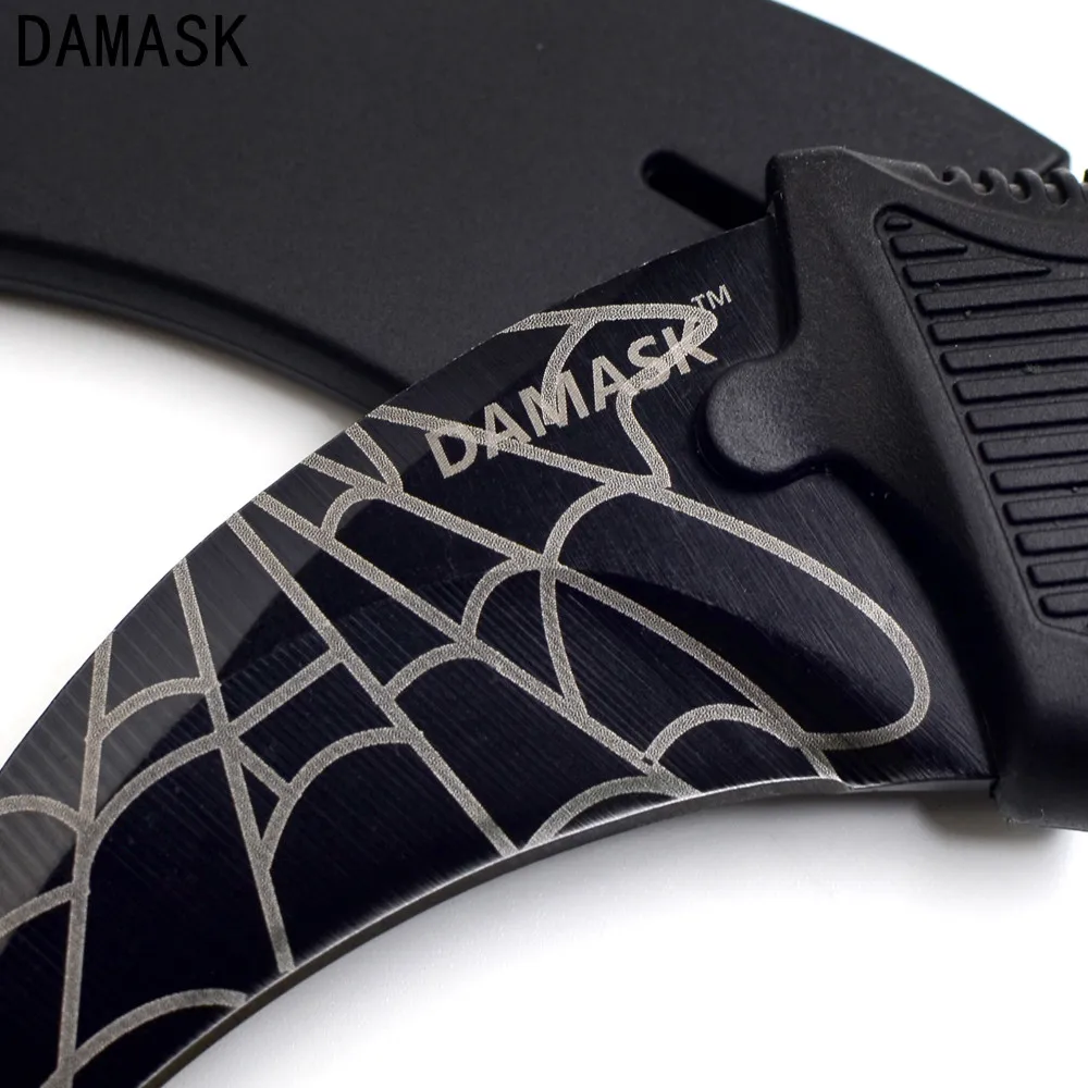 Damask очень острое лезвие Походный нож боевой тактический инструмент для