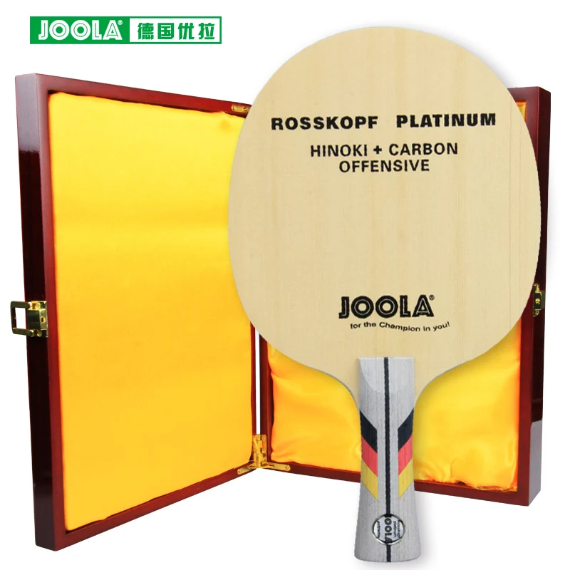 Joola ROSSKOPF Platinum (5 слоев HINOKI + Premium Carbon offency) лезвие для настольного тенниса с