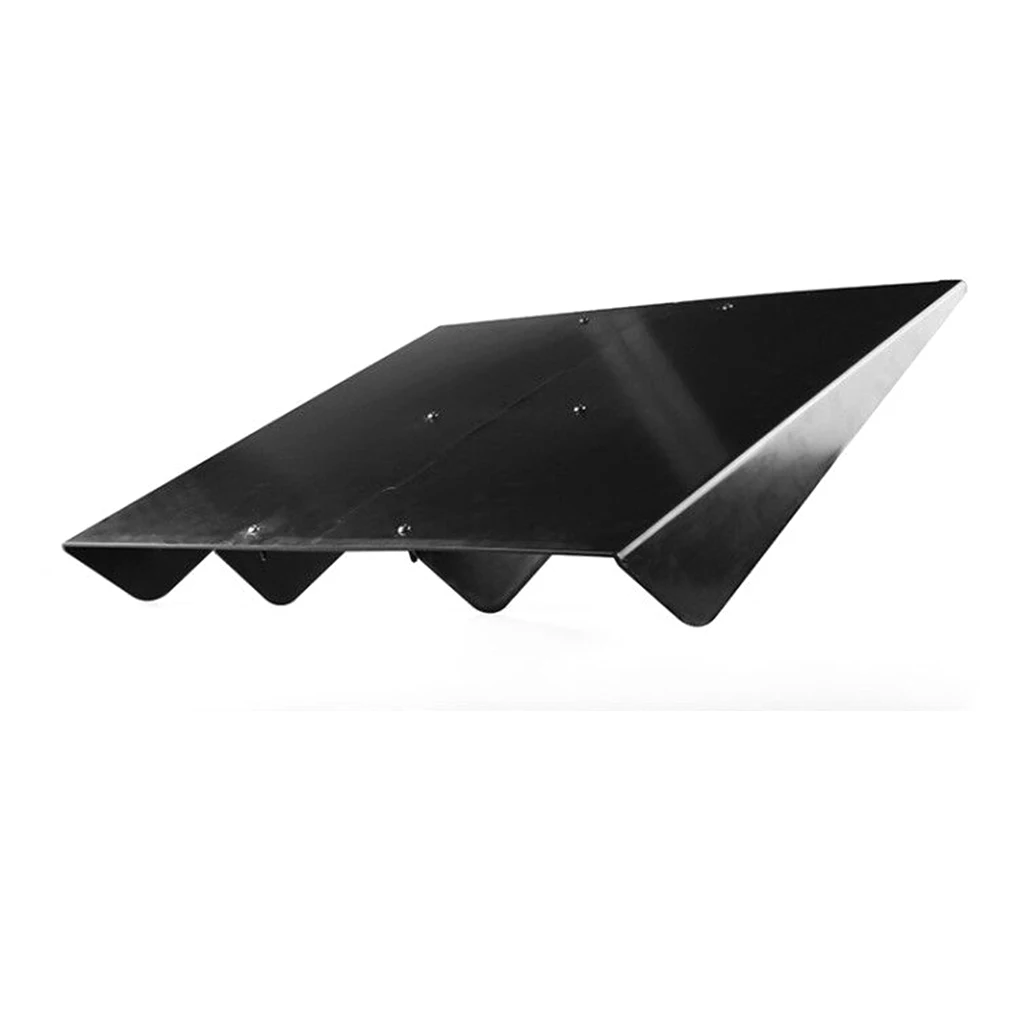 Универсальный Авто диффузор губа на задний бампер ABS акульих плавников шасси