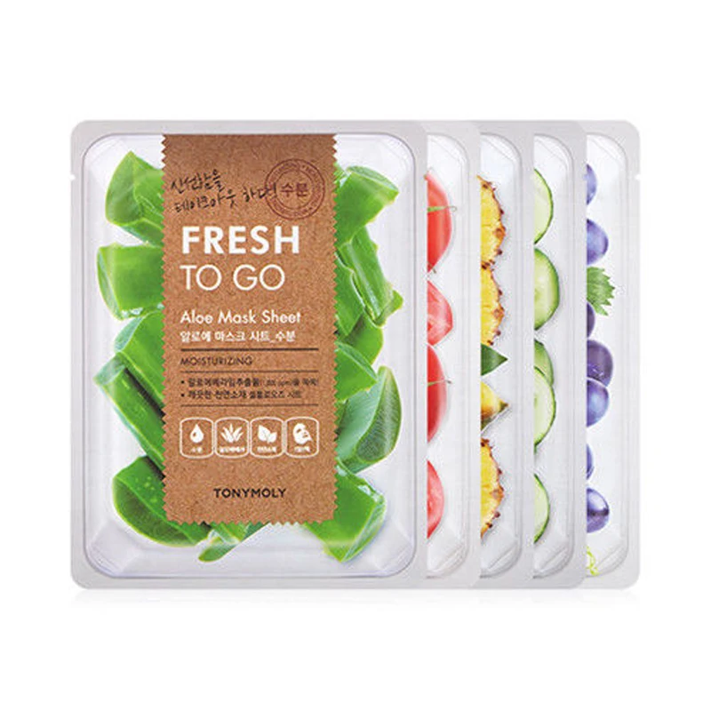 TONYMOL свежий идти маска лист 5 шт. фрукты питает и увлажняет кожу усиливает ее