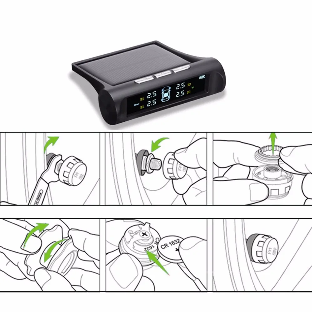 Автомобильный набор для мониторинга давления в шинах TMPS система автоматической