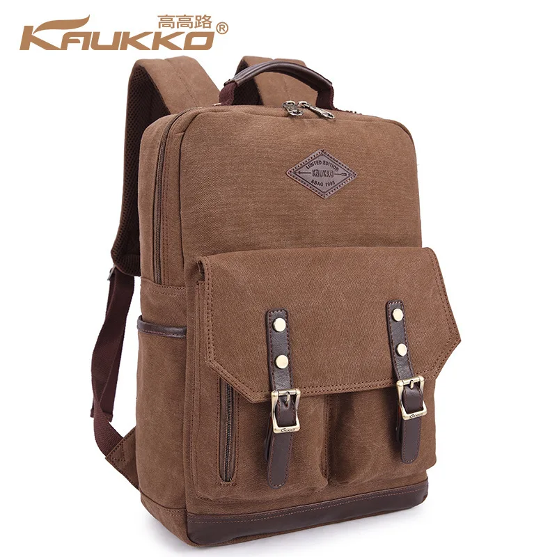 Lebolong мужские рюкзаки для подростков винтажный холщовый однотонный рюкзак Модный