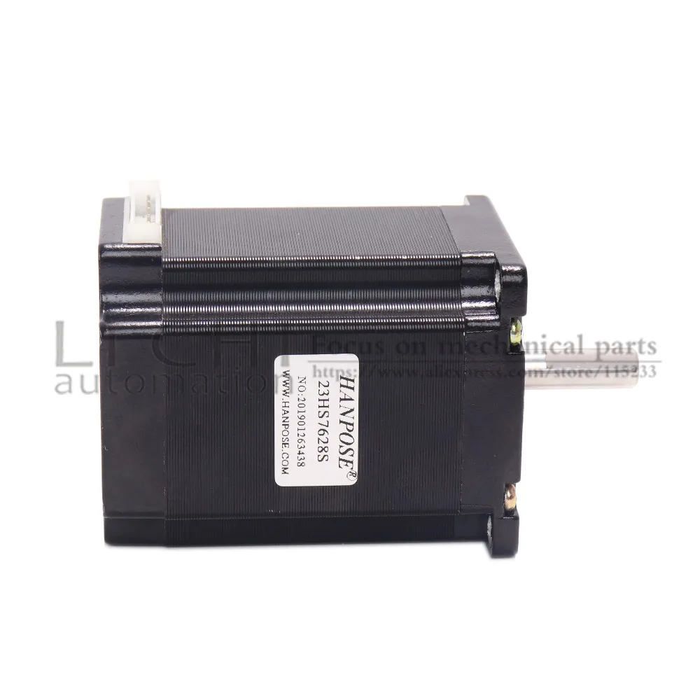 NEMA 23 шаговый двигатель 23HS7628 23HS8430 4 свинцовый 270oz in 76 мм 2.8A биполярный DM542 CE ISO ROHS