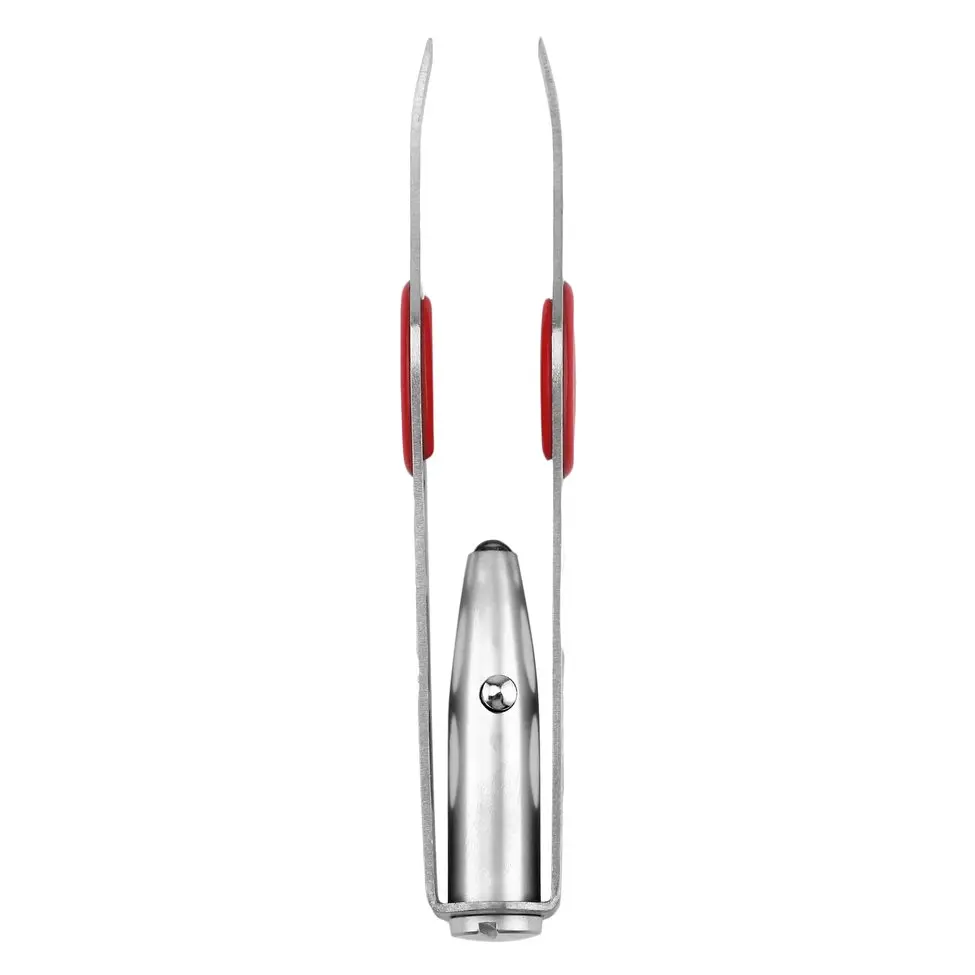 10 шт. легкий Пинцет из нержавеющей стали Портативный светодиодный зажим для