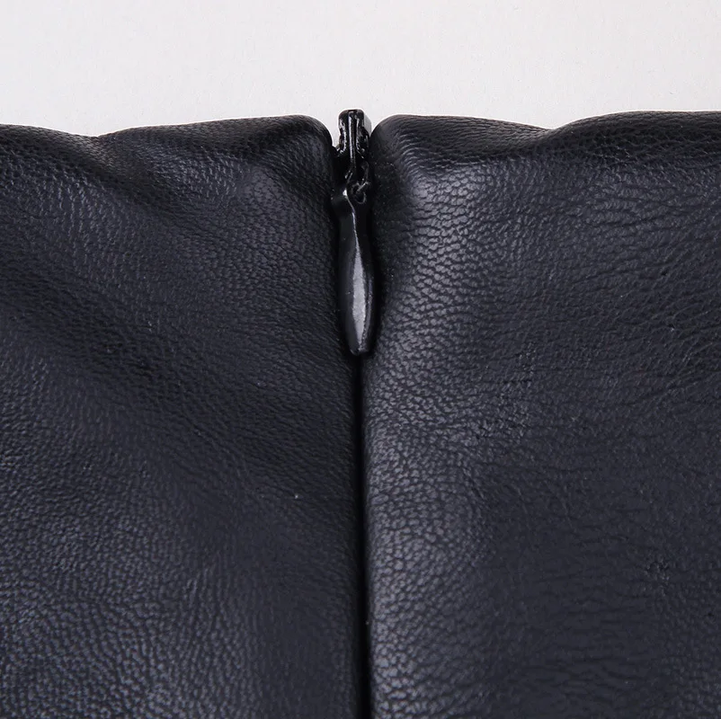 

Shuchan New Sexy Women Shorts Slim Pu Leather Autumn Winter High Waist Shorts With Pockets Punk Rock Black Zipper 7965