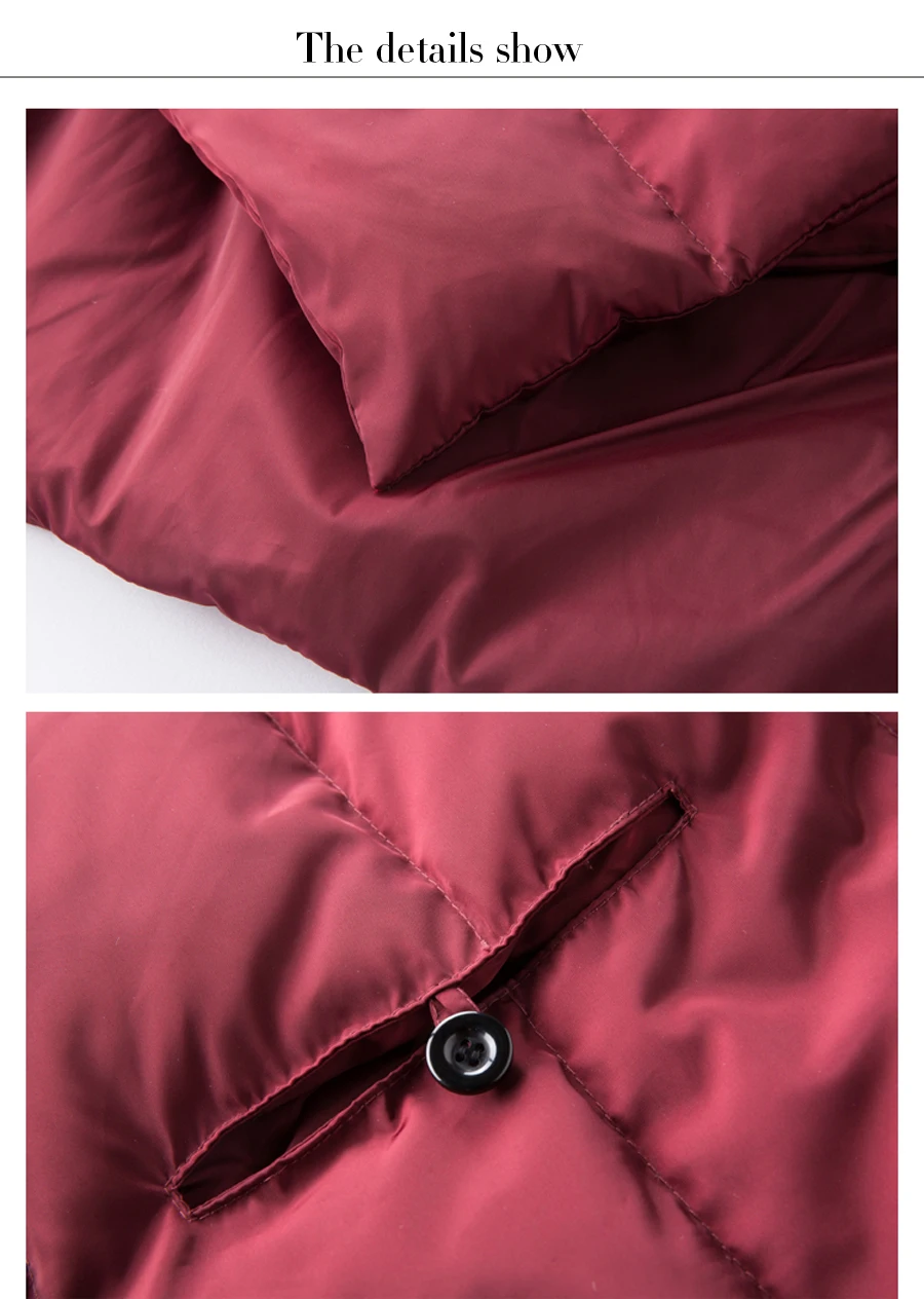 Winter Jacket Women 90% White Duck Down Parkas Loose Warm Thicken Snow Short Outwear Female Fashion Stand Collar Overcoat