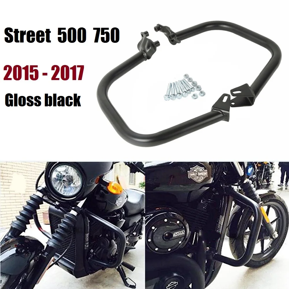 Мотоцикл Crash Bars защита для Harley Street 500 750 двигателя 2015 2017|motorcycle crash|crash motorcyclecrash protection