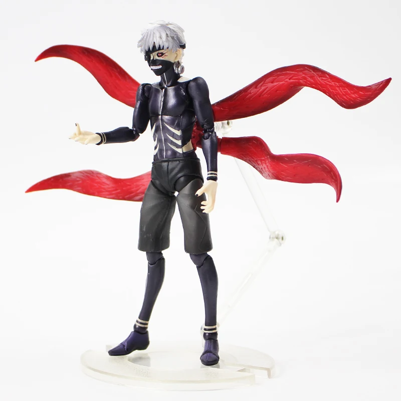 15 см Токийский Гуль Фигурки игрушки Ken Kaneki Пробуждение Ver. Шаржа PVC подвижная