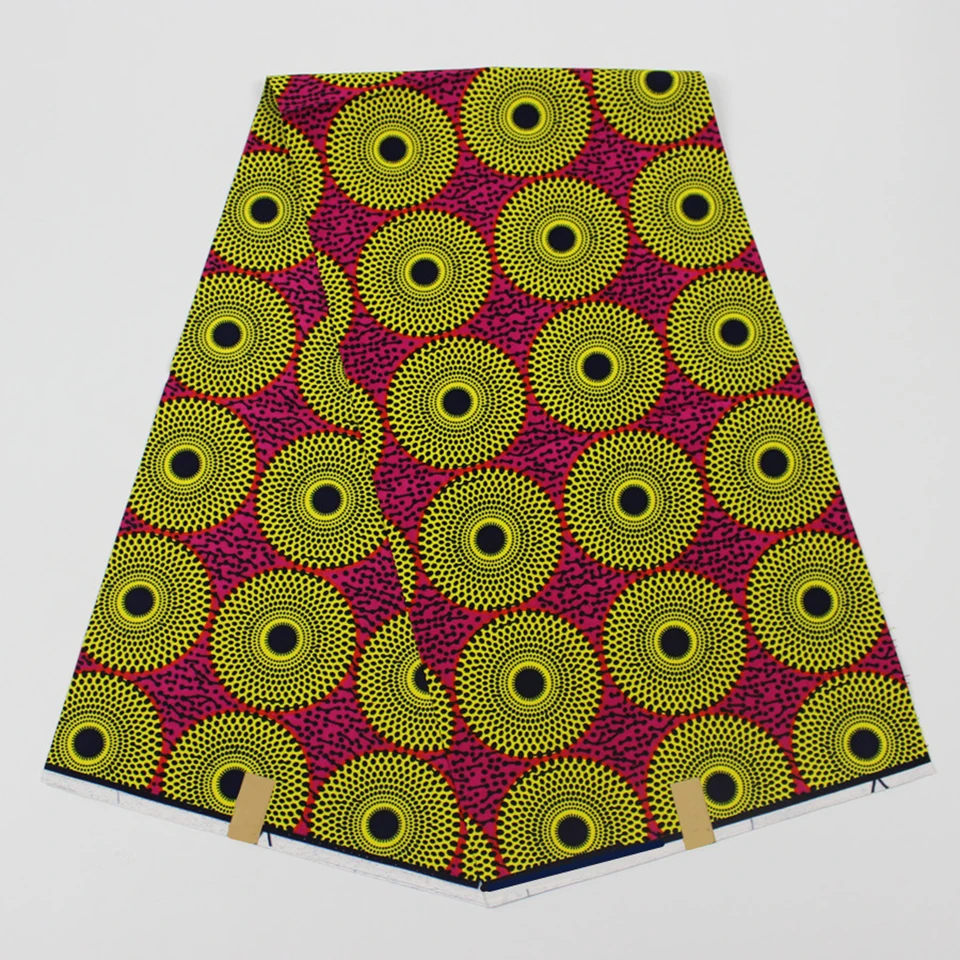 YBGHA-159 Green&amppink wholesale african wax print fabric/wax circles African block printed for garment | Дом и сад