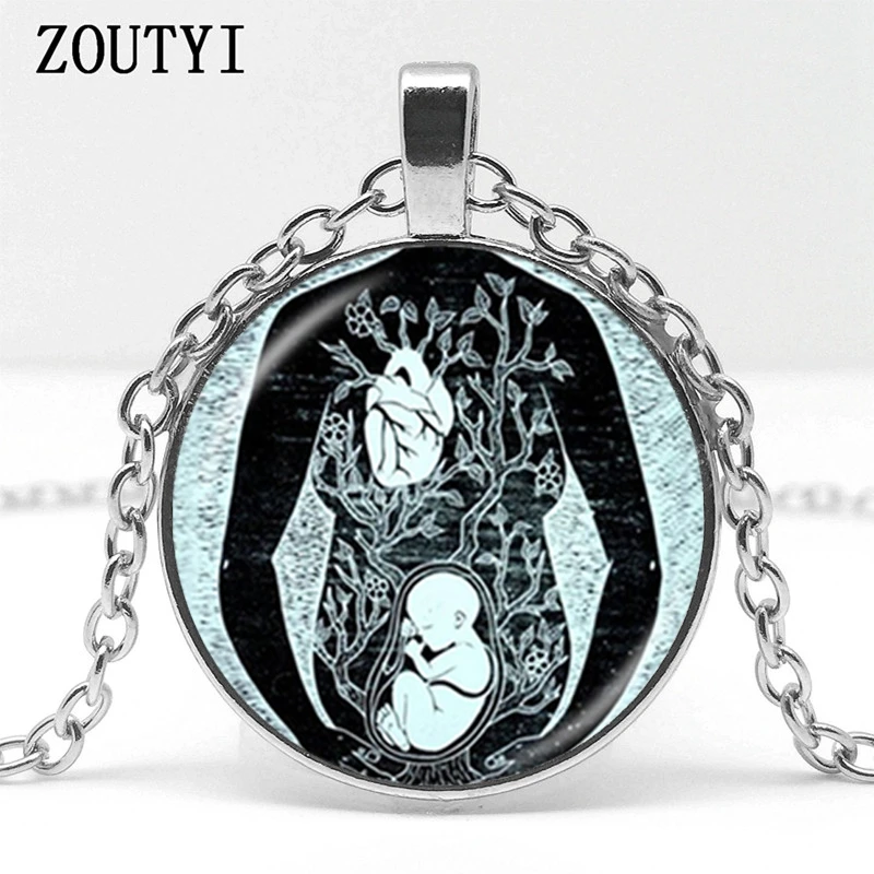 2018 фетальное ожерелье леонидо кулон для рисования художник доктор акушерка