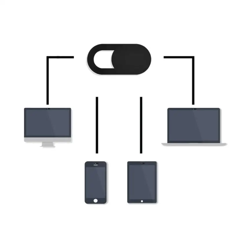 1 шт. чехол для веб камеры ультратонкий скользящий адаптер мобильного