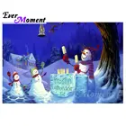 Когда-либо в настоящий момент бриллиантовый рисунок Рождество Снеговик полная квадратная дрель мозаика, алмазная вышивка ручной работы Декор S2F939