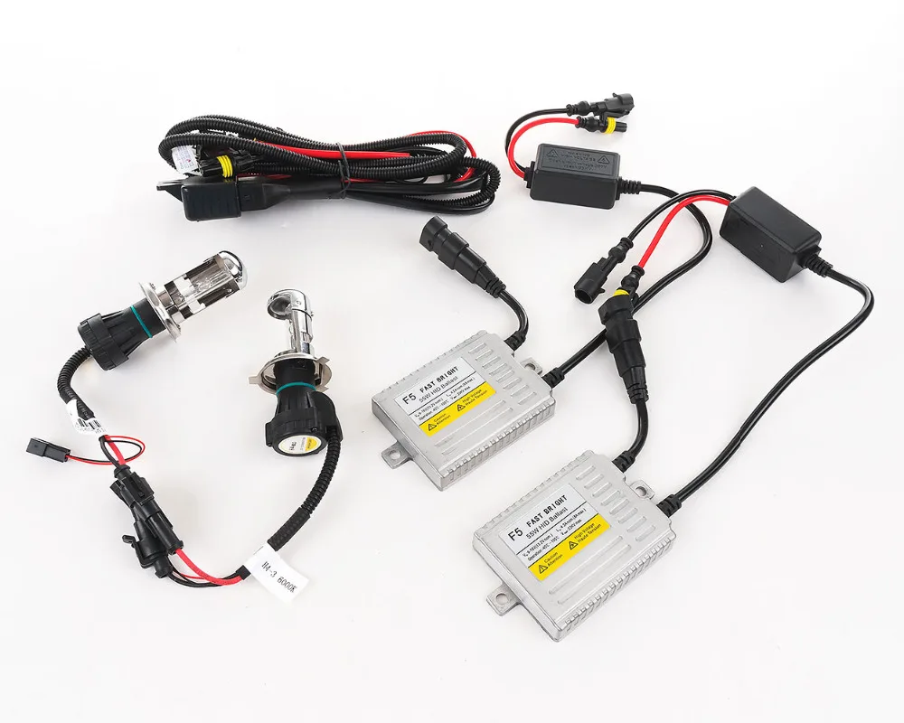 Bi Xenon H4 0 1 секундный Быстрый Яркий F5 AC 12v 55w фара bi xenon hid комплект 9003 Hi Lo 6000k 5000k 4300k|bi