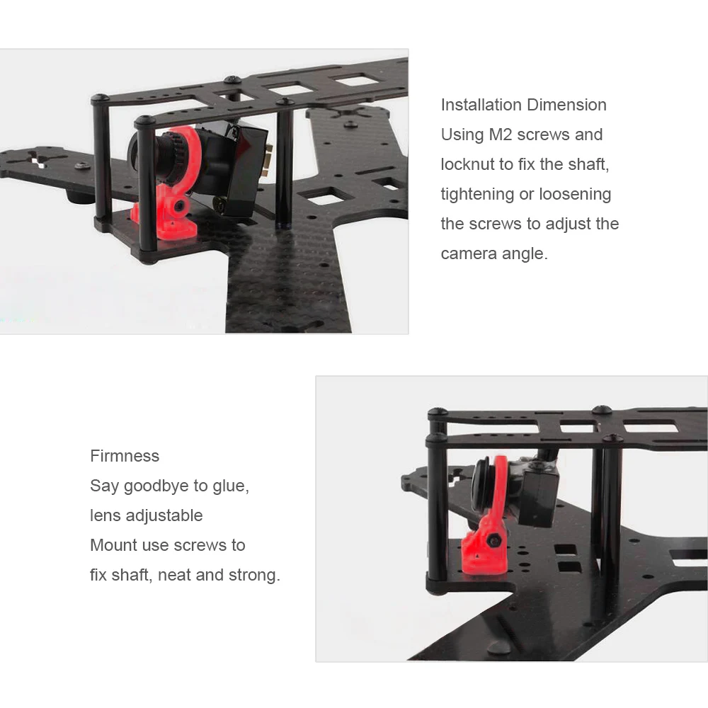 Универсальный FPV мини объектив камеры регулируемый держатель для гоночных