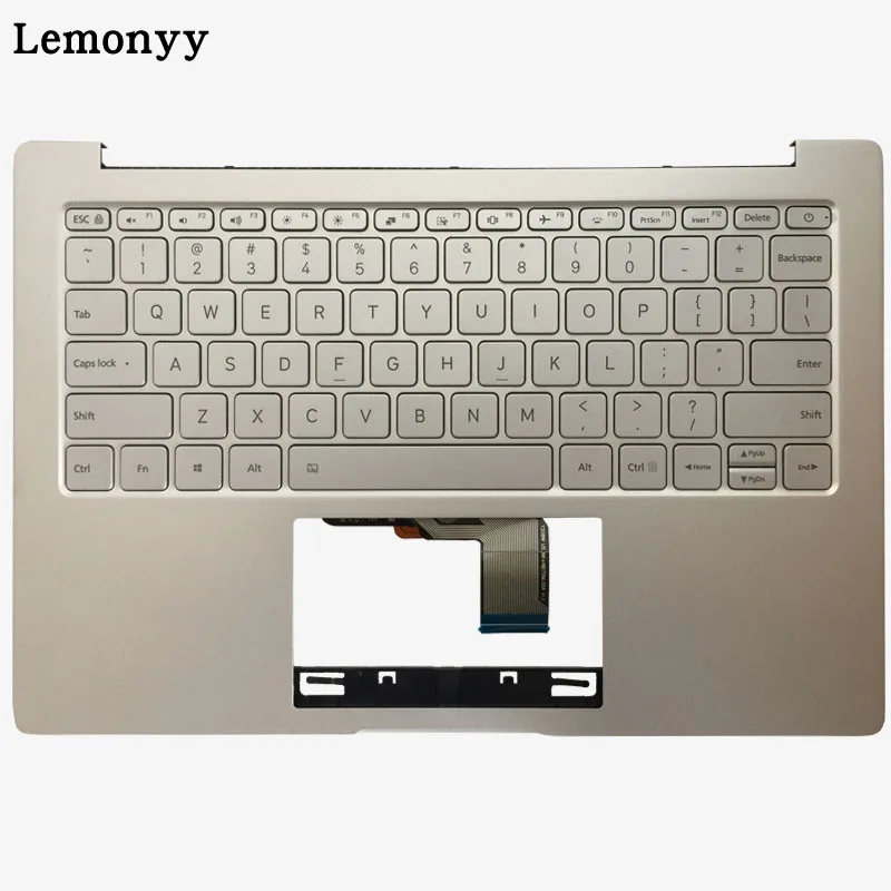 Новая клавиатура США для Xiaomi Mi Air 13,3 дюймов 9Z. ND7BW. 001 MK10000005761 490.09u070d01 ноутбук Английский серебристый с подсветкой