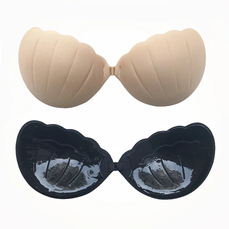 

Invisible Bra for Women Reusable Self Adhesive Backless Strapless Bra Seamless Push-up Silicone Bar for Swimsuit Ball Dress