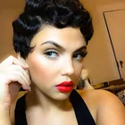 DIFEI синтетические короткие курчавые кудрявые волосы Cospaly парик высокотемпературные волосы наращивание парики