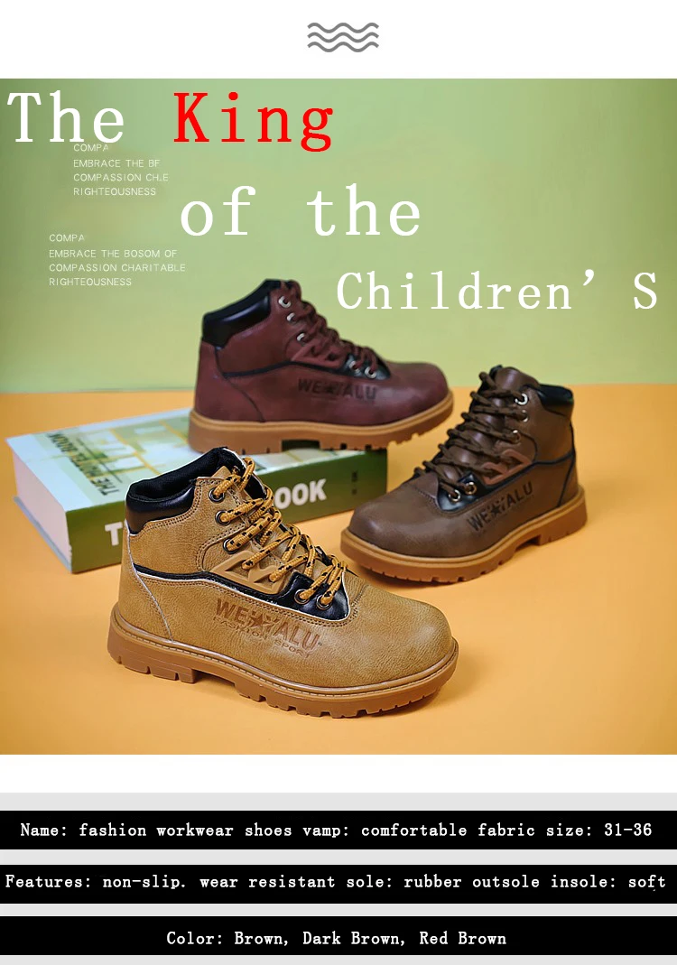 Обувь Martin для детей в русском стиле; Sapato Infantil; модные ботинки; коллекция года; Botas; Туфли-оксфорды унисекс; мотоботы; ботильоны; Stivali