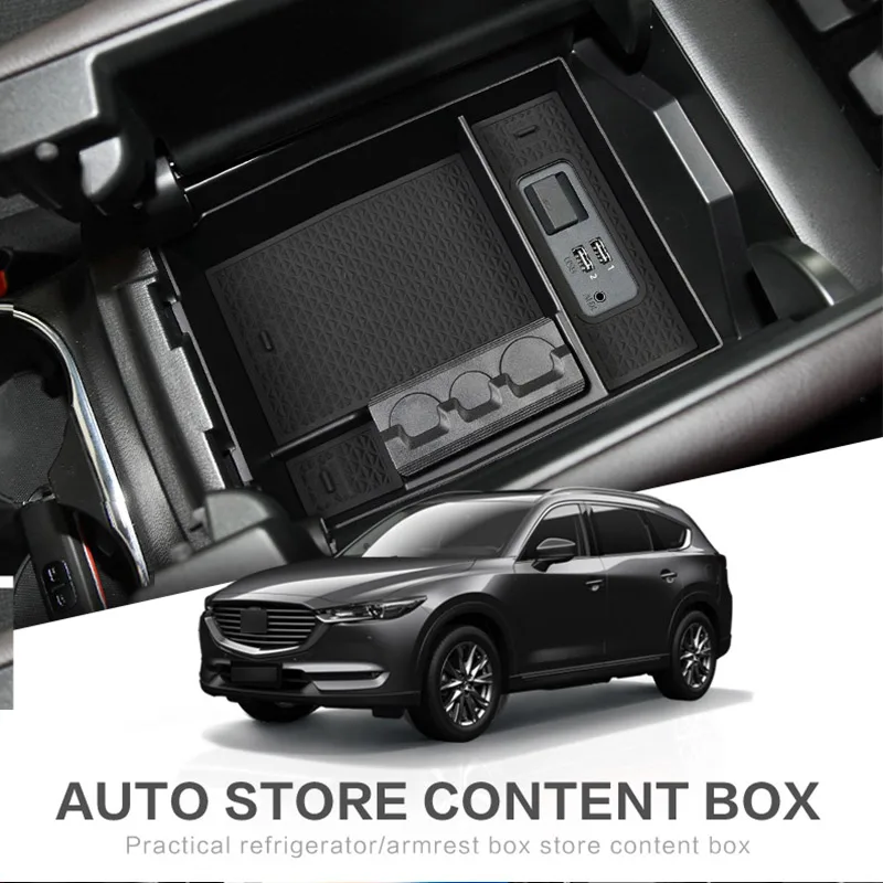 Для MAZDA CX 8 9 2016 2019 CX8 CX9 автомобиль подлокотник Box средства ухода центральной