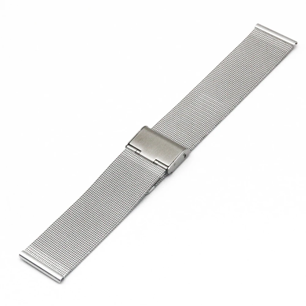 Milanese Stainless Steel Watch Band 22mm for Vector Luna / Meridian Hook Clasp Strap Wrist Loop Belt Bracelet Black Gold Silver | Наручные