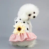 summer pet clothes dog wedding dress for small dogs