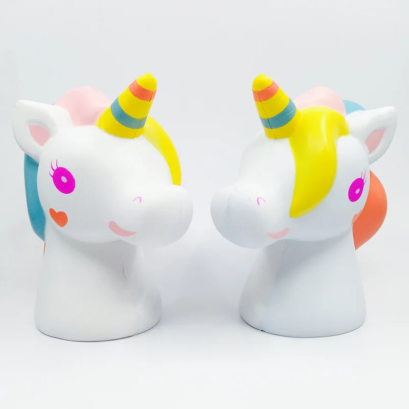 Сжимаемый 1 шт. редкий kawaii супер гигантский милый Животное Лошадь медленно растет