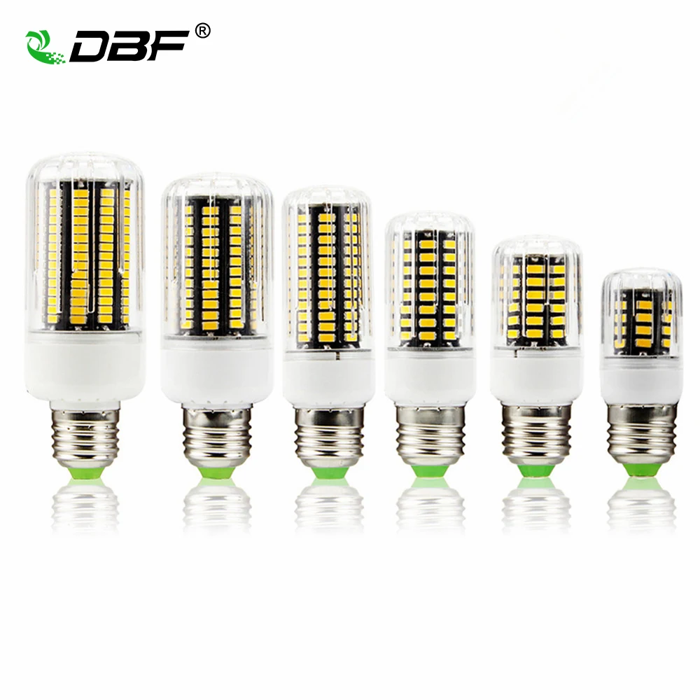 [DBF] E27 Светодиодная лампа AC110V220V для кукурузы SMD 5736 лампада светодиодные лампочки 3