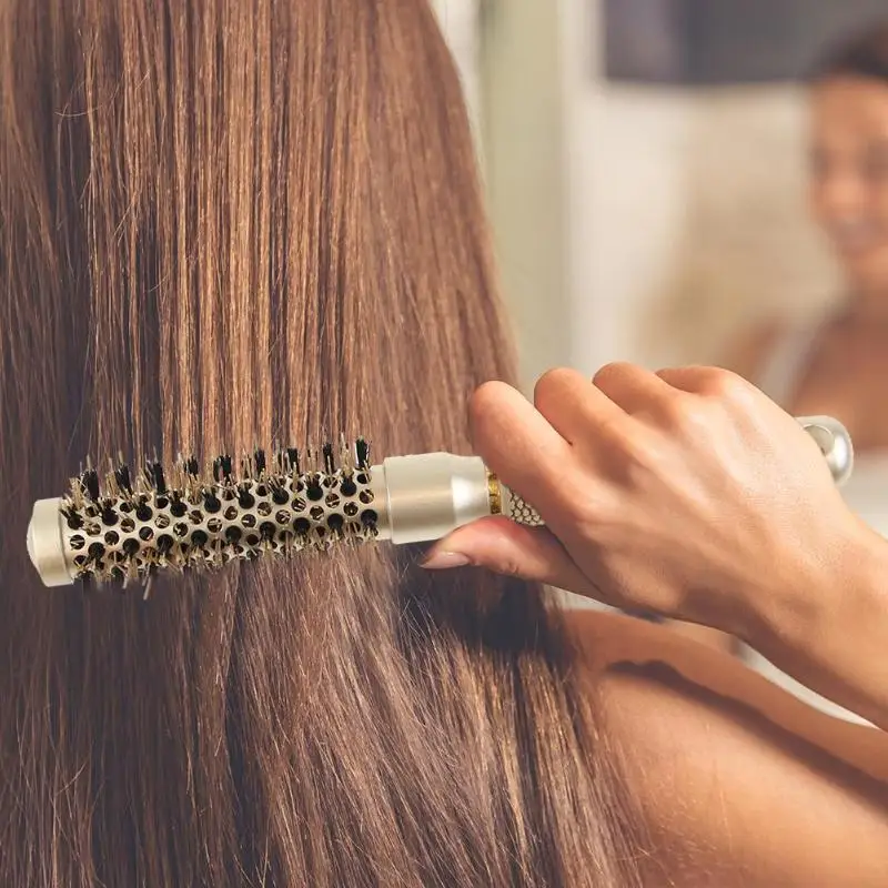 Профессиональные щетки для волос керамический Железный Круглый гребень