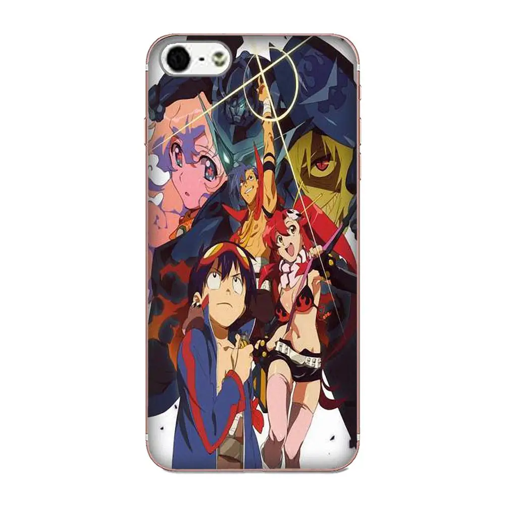 Tengen Toppa Gurren Lagann для Xiaomi Redmi Mi Note 7 8 9 SE Pro Lite Go Play Мягкий Силиконовый ТПУ Прозрачный