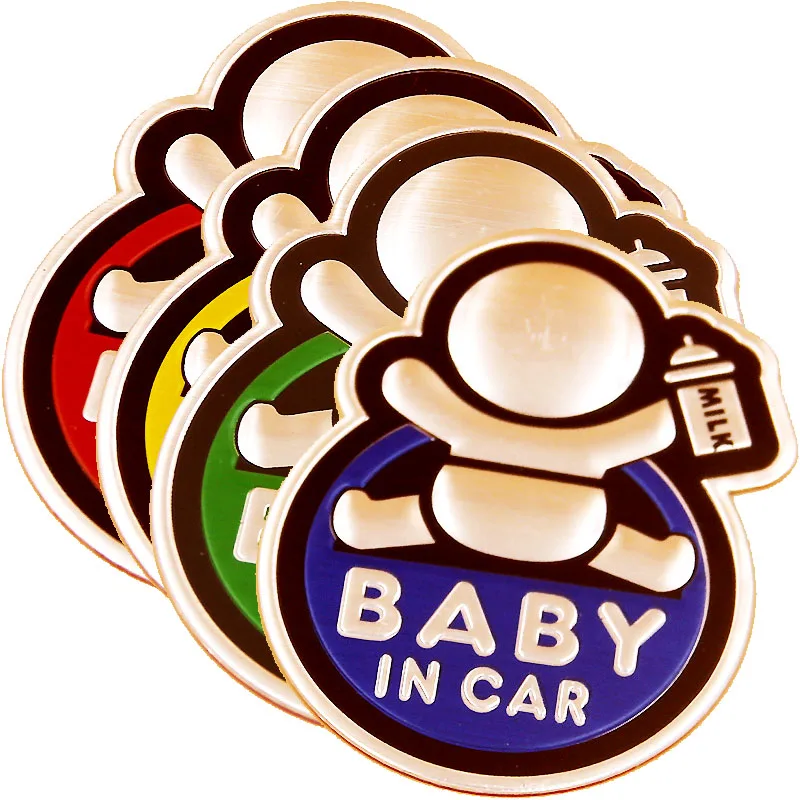 Наклейка из алюминиевого сплава FASP детский значок в автомобиле для мотоцикла