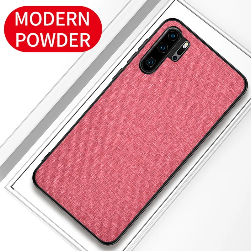 Pink Чехол для huawei P30 P20 Pro mate 20 Lite, чехол s, тонкая ткань, жесткая задняя крышка для huawei P Smart Plus Z Nova 4 4E 3i 3E - Цвет: Pink