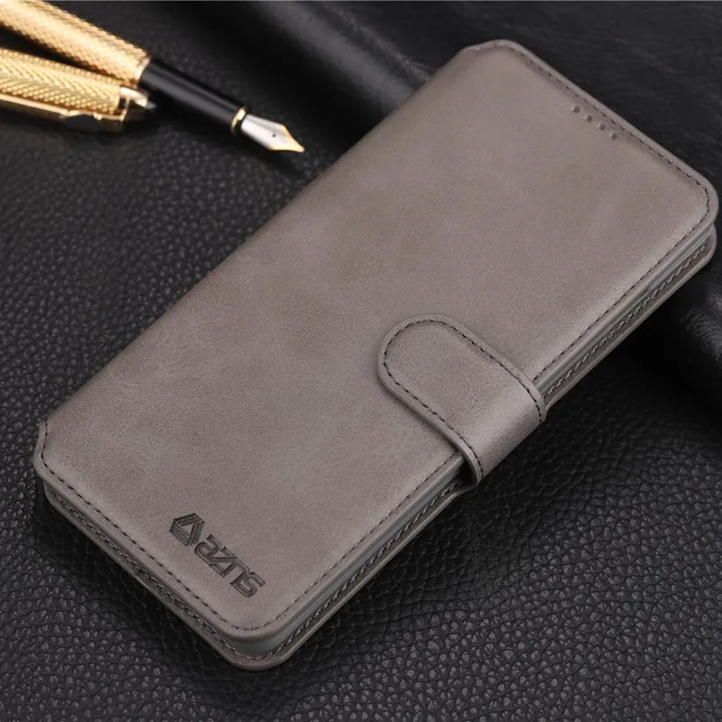 Чехол бумажник для Samsung Galaxy S10 Plus кожаный роскошный деловой книжка Lite S 10 чехлы