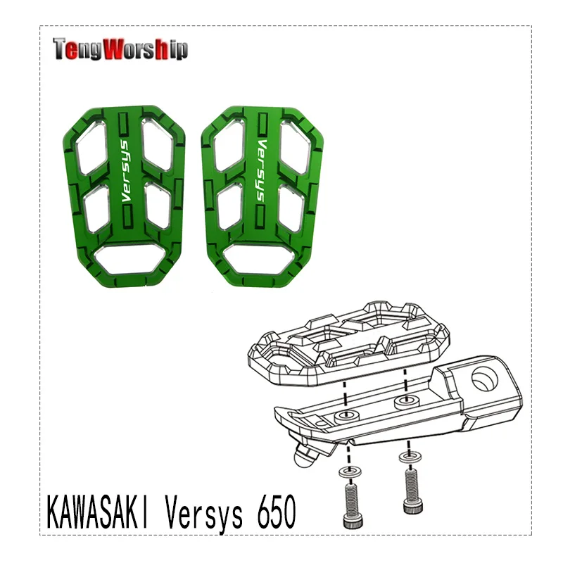 Аксессуары для мотоциклов TENG WORSHIP KAWASAKI Versys 650 2010 2019 NC из алюминиевого сплава
