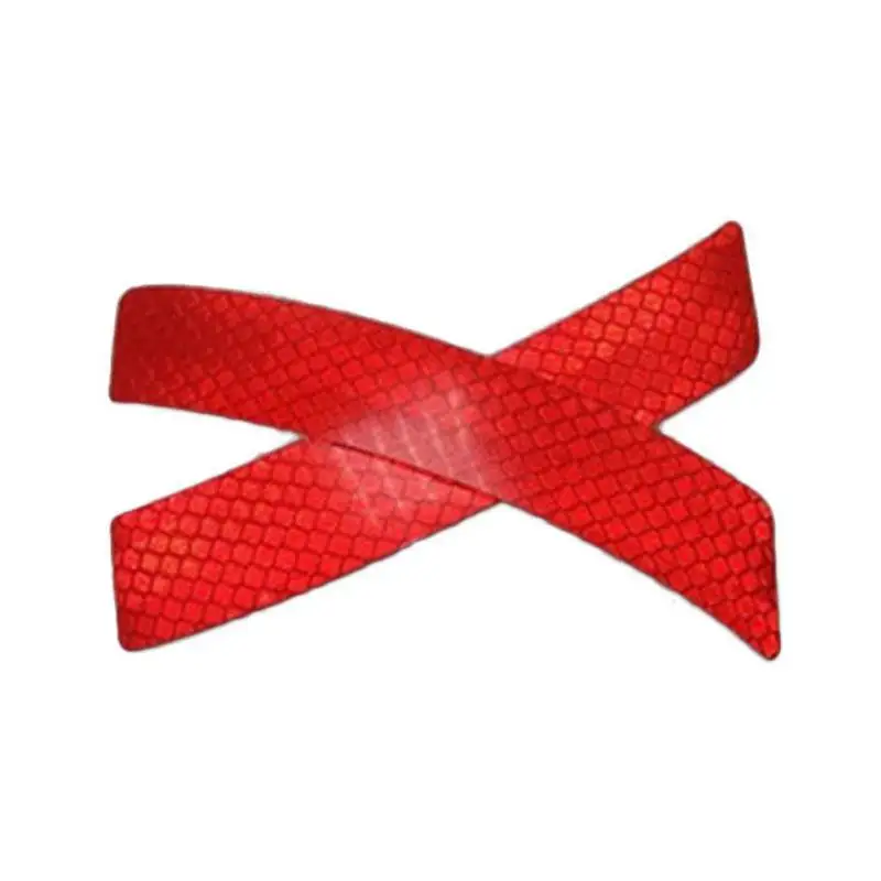 Новый 2 шт. автомобильный бампер Светоотражающие предупреждающие полосы