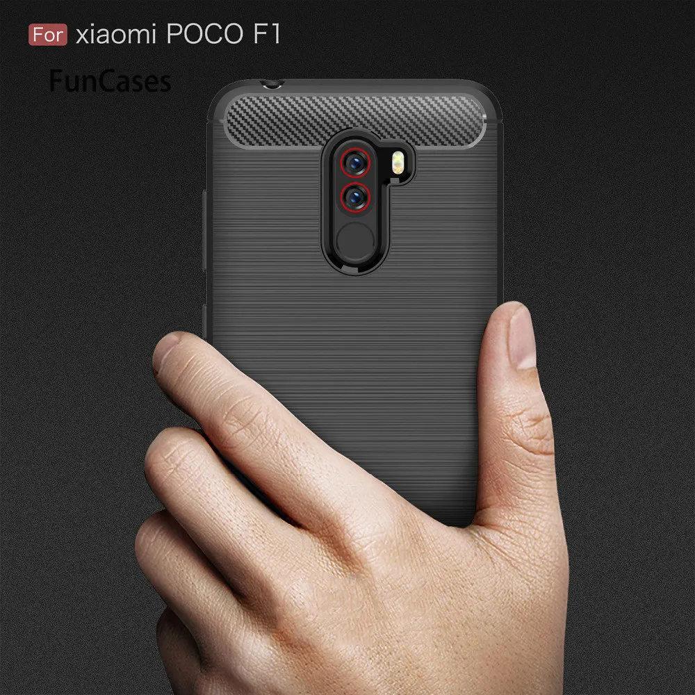 Для Xiaomi mi 8 SE Lite чехол силиконовый из углеродного волокна Мягкий Xio x 2 2S pockphone F1 8SE