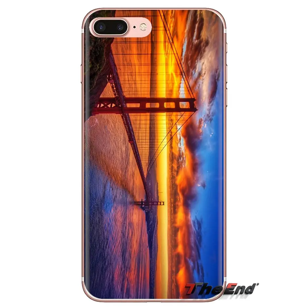 Прозрачный ТПУ чехол Чехлы для Samsung Galaxy A3 A5 A7 A9 A8 Star A6 Plus 2018 2015 2016 2017 Золотые ворота